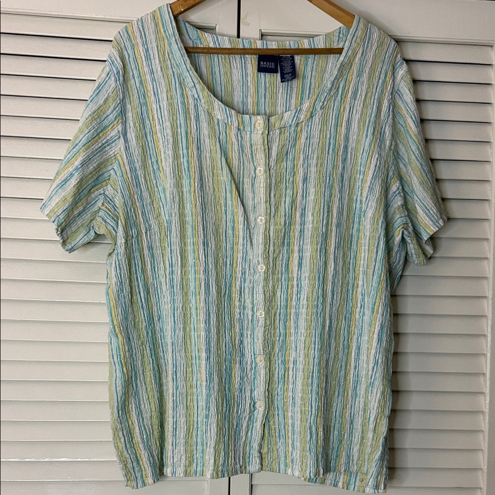 Haband Multicolor Striped Blouse